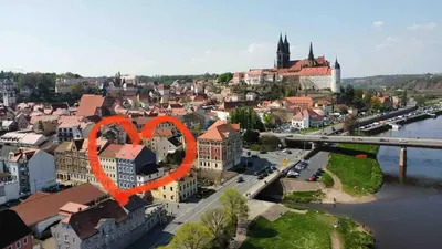 Blick auf einen Fluss in der Nähe der Ferienwohnung
