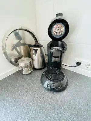 Kaffee-/Teezubehör in der Unterkunft Wunderschönes Meissen - Apartment in der Innenstadt No6