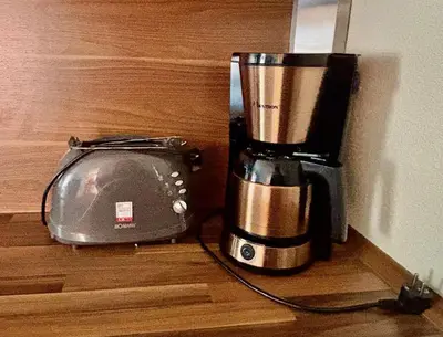 Kaffee-/Teezubehör in der Unterkunft bei den Hundertelfen