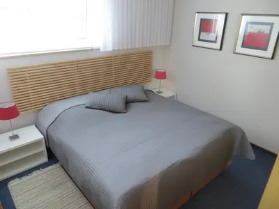 Ein Bett oder Betten in einem Zimmer der Unterkunft Ferienwohnung Dörner