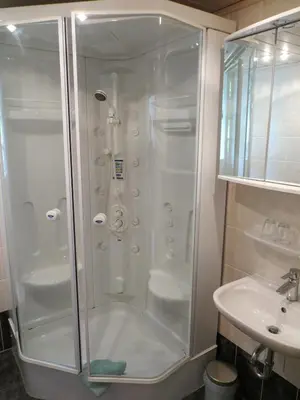 Ein Badezimmer in der Unterkunft Ferienwohnung Dörner