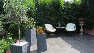 Ein Garten an der Unterkunft Ferienwohnung Dörner