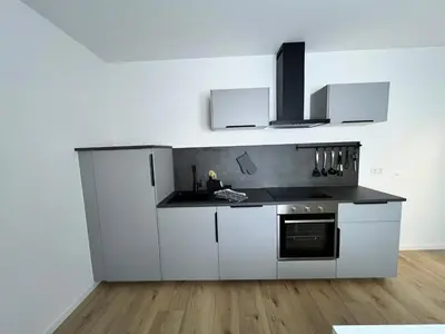 Küche/Küchenzeile in der Unterkunft Exklusive und moderne Ferienwohnung