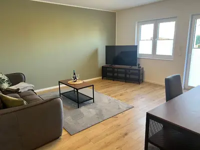 TV/Unterhaltungsangebot in der Unterkunft Exklusive und moderne Ferienwohnung