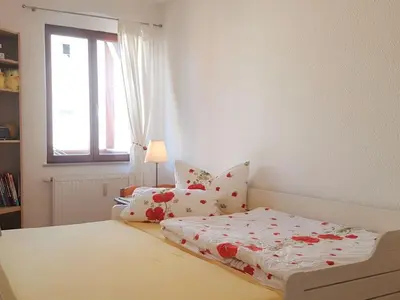 Ein Bett oder Betten in einem Zimmer der Unterkunft above the studio 2 Comfortable holiday residence
