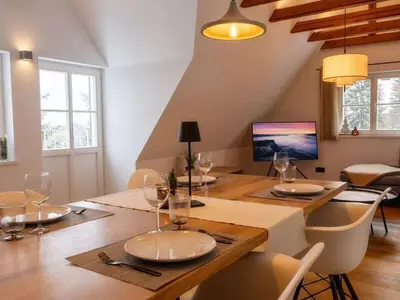 TV/Unterhaltungsangebot in der Unterkunft Look into the country Comfortable holiday residence