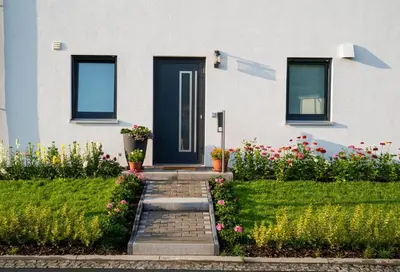 Ein Garten an der Unterkunft Sonnensteinzimmer