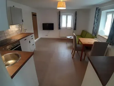 Küche/Küchenzeile in der Unterkunft Fewo Gartenblick
