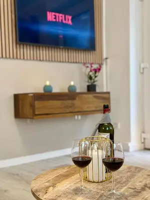 Getränke in der Unterkunft Bellevue Apartment - Zentrum - Netflix - Parkplatz