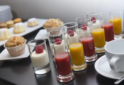 Essen im Hotel oder in der Nähe