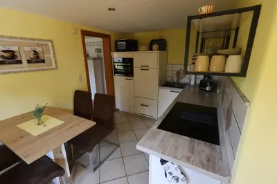 Küche/Küchenzeile in der Unterkunft Cottage Sächsische Schweiz