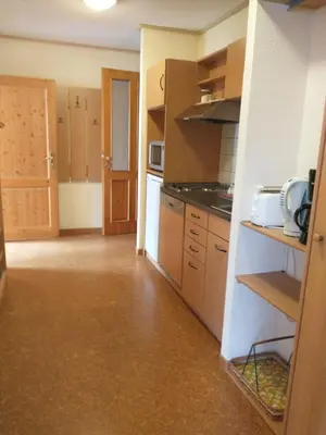 Küche/Küchenzeile in der Unterkunft Haus Waldesheim