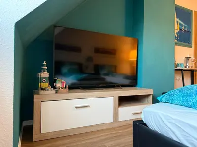Ein Bett oder Betten in einem Zimmer der Unterkunft City View Apartment - WiFi - Netflix - Airport Shuttle