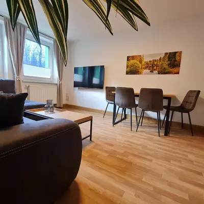 TV/Unterhaltungsangebot in der Unterkunft Ferienwohnung Liliensteinblick am Elberadweg