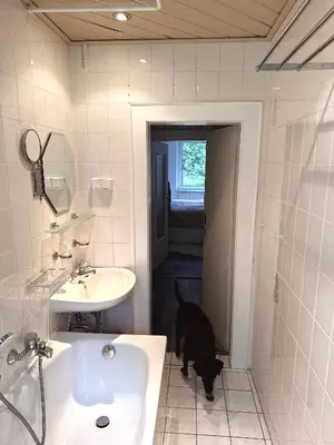 Ein Badezimmer in der Unterkunft Ellis-Ferienwohnung-Erzgebirge