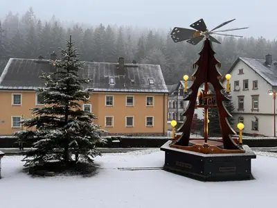 Ellis-Ferienwohnung-Erzgebirge im Winter
