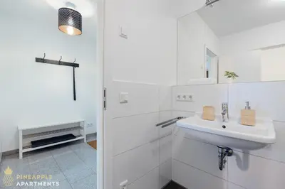Ein Badezimmer in der Unterkunft PINEAPPLE APARTMENTS - Zwinger XI - 64qm