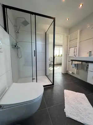Ein Badezimmer in der Unterkunft Ferienwohnung Matka