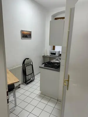 Küche/Küchenzeile in der Unterkunft Linda Ninh Apartment 6 Altstadt