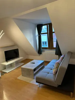 Ein Sitzbereich in der Unterkunft Linda Ninh Apartment 6 Altstadt