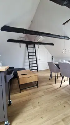 Ein Sitzbereich in der Unterkunft Königsnase