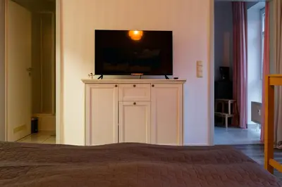 TV/Unterhaltungsangebot in der Unterkunft Gemütliches Apartment in Chemnitz Rabenstein