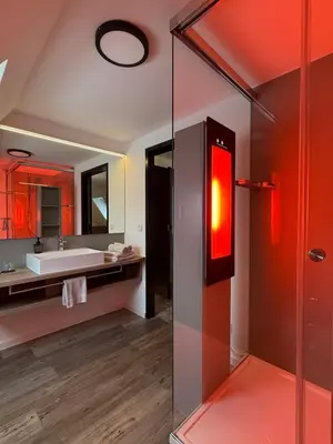 Ein Bett oder Betten in einem Zimmer der Unterkunft Apartment #3Panoramablick