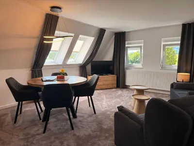 Ein Sitzbereich in der Unterkunft Apartment #3Panoramablick