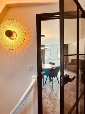 Ein Sitzbereich in der Unterkunft Apartment #3Panoramablick