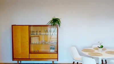 Getränke in der Unterkunft Apartment mit bodengleicher Dusche, 170m bis zur Haltestelle Linie 5, WLAN
