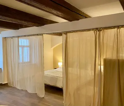 Ein Bett oder Betten in einem Zimmer der Unterkunft Am Engelserker - Apartments im Zentrum