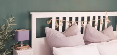 Ein Bett oder Betten in einem Zimmer der Unterkunft Ferienwohnung Pension Reimann Zwethau