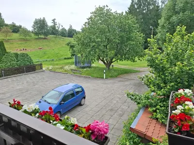 Ein Garten an der Unterkunft Landhaus Sorgenfrei