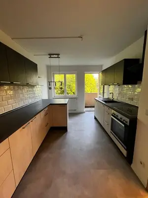 Küche/Küchenzeile in der Unterkunft Gemütliche, ruhige Wohnung in zentraler Lage