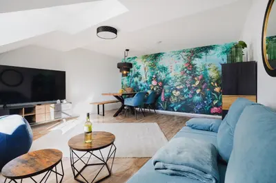 TV/Unterhaltungsangebot in der Unterkunft Kaßberg Home
