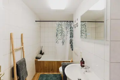Ein Badezimmer in der Unterkunft Kaßberg Home