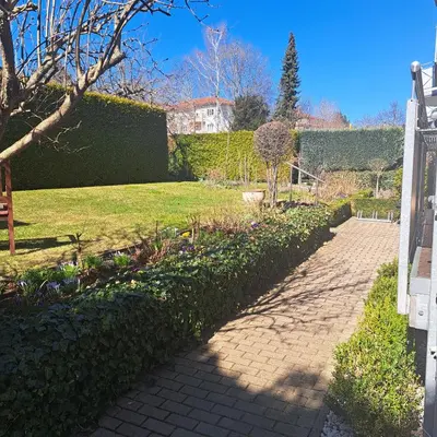 Ein Garten an der Unterkunft Ferienwohnung Reichel