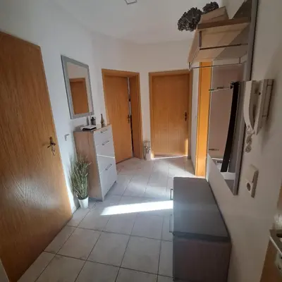Küche/Küchenzeile in der Unterkunft Ferienwohnung Reichel