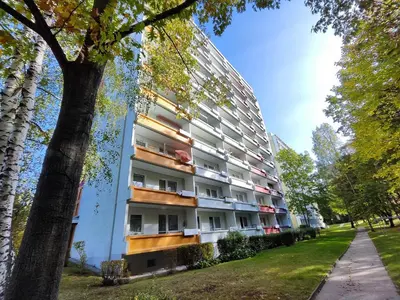 Das Gebäude in dem sich die Ferienwohnung befindet