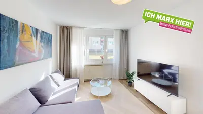 TV/Unterhaltungsangebot in der Unterkunft Ruhig gelegene 3-Raum-FeWo, WLAN