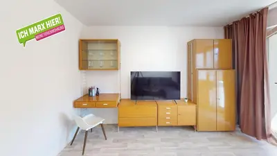 TV/Unterhaltungsangebot in der Unterkunft Family-Apartment mit Balkon und WLAN