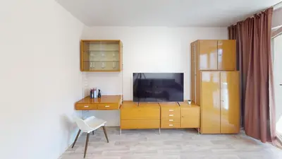 TV/Unterhaltungsangebot in der Unterkunft Family-Apartment mit Balkon und WLAN