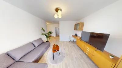 TV/Unterhaltungsangebot in der Unterkunft Family-Apartment mit Balkon und WLAN