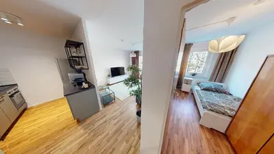 Ein Bett oder Betten in einem Zimmer der Unterkunft Komfortabel Wohnen für 5 Personen, WLAN