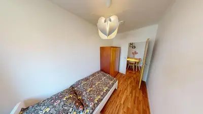 Ein Bett oder Betten in einem Zimmer der Unterkunft Komfortabel Wohnen für 5 Personen, WLAN