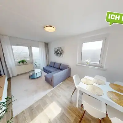 Lichterfülltes Apartment mit WLAN