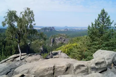 Naturlandschaft in der Nähe der Ferienwohnung