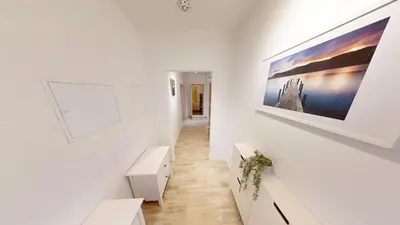 Grundriss der Unterkunft Citynah und im Grünen gelegen, WLAN