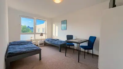 Ein Sitzbereich in der Unterkunft Mini Apartment 02 in Mittweida