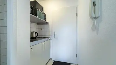 Küche/Küchenzeile in der Unterkunft Mini Apartment 02 in Mittweida